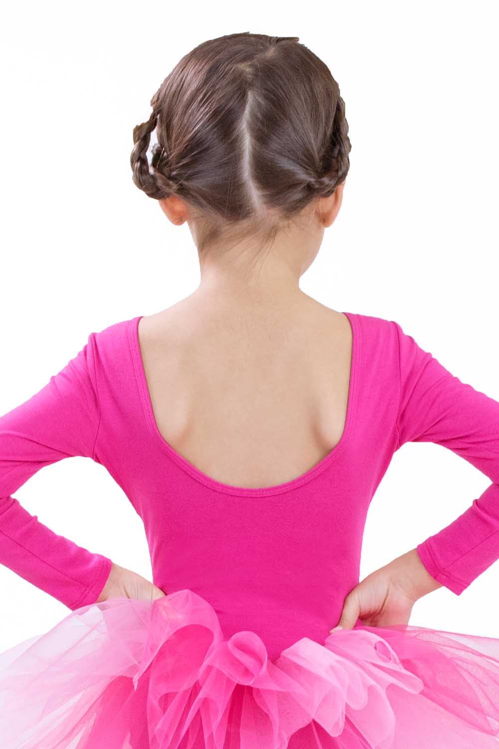 BM9446HJ Long Sleeve Ombre Tutu Dress