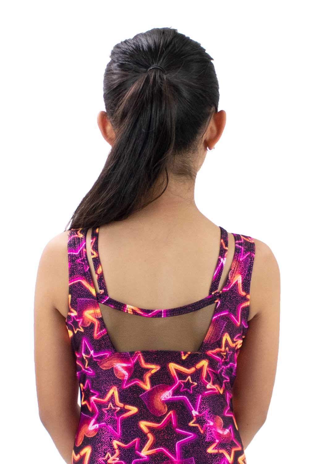 GY5983SM Cami Star Mesh Gymnastics Leotard