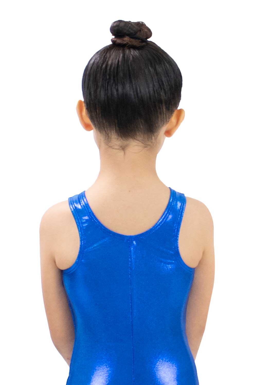 GY7382GY Metallic Gymnastic Biketard HeatTransfer