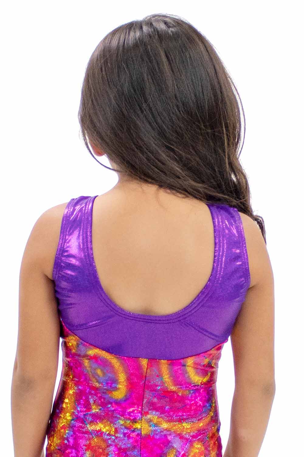 GY7443RS Purple Star Gymnastics Biketard