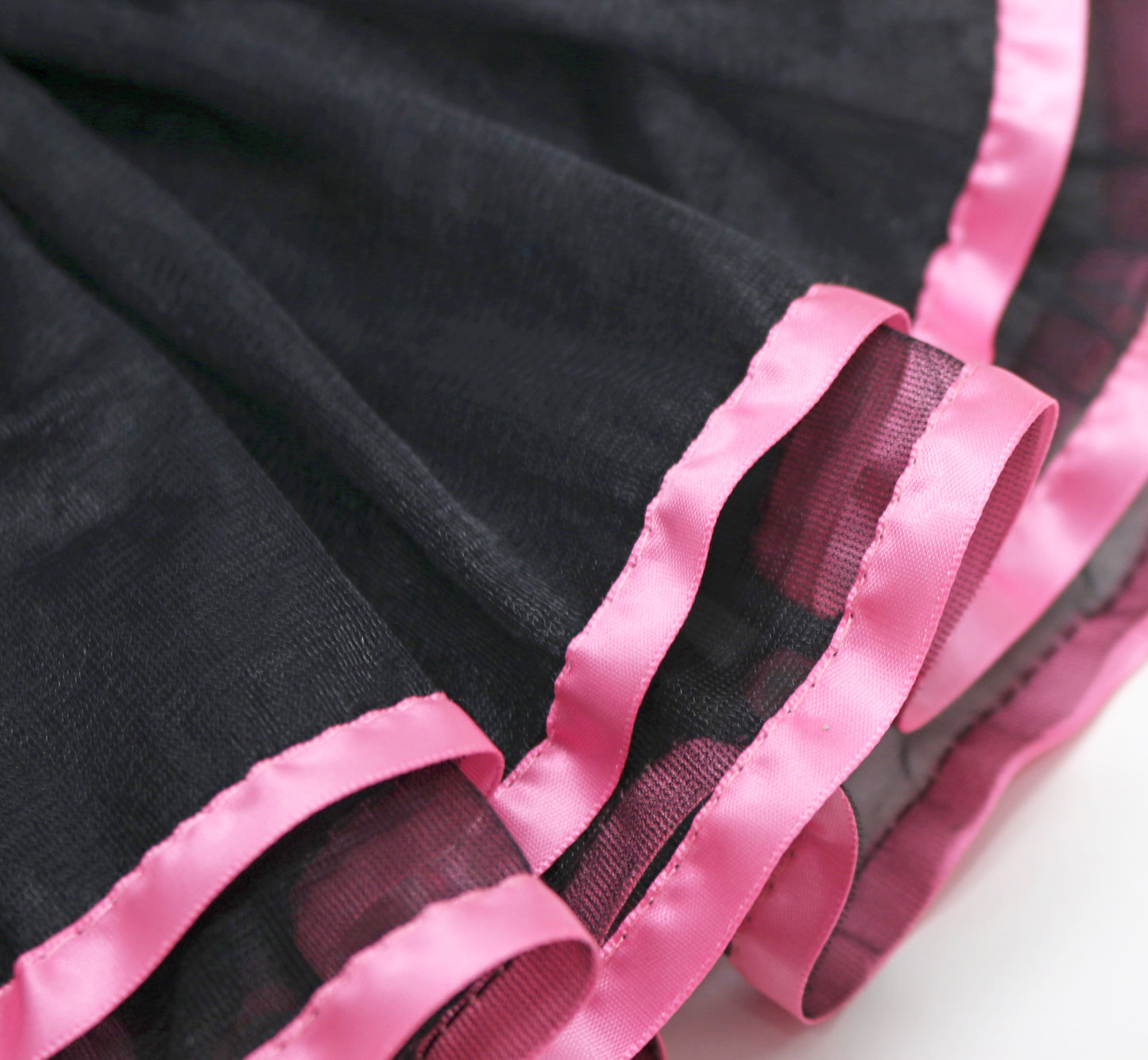 Girls' Black Lace Up Costume Dress Leotard
