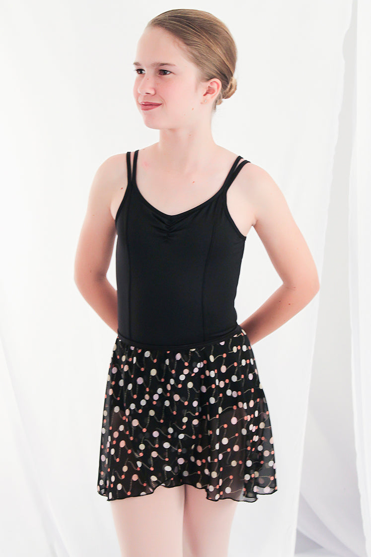 Girls' Overlap Printed Skirt