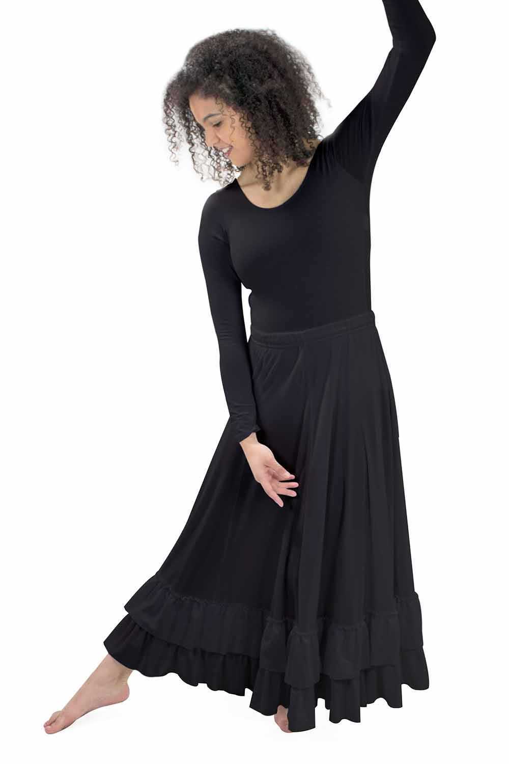 Adult Flamenco 8 Panel Ruffle Skirt