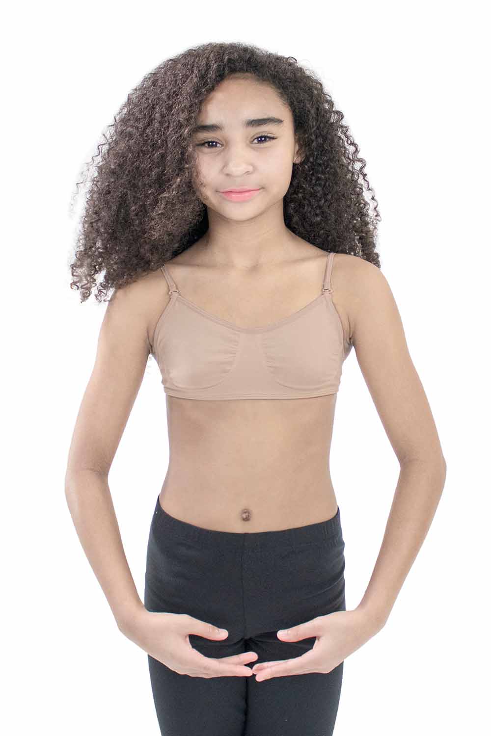 Dance Sports Bras with Clear Straps