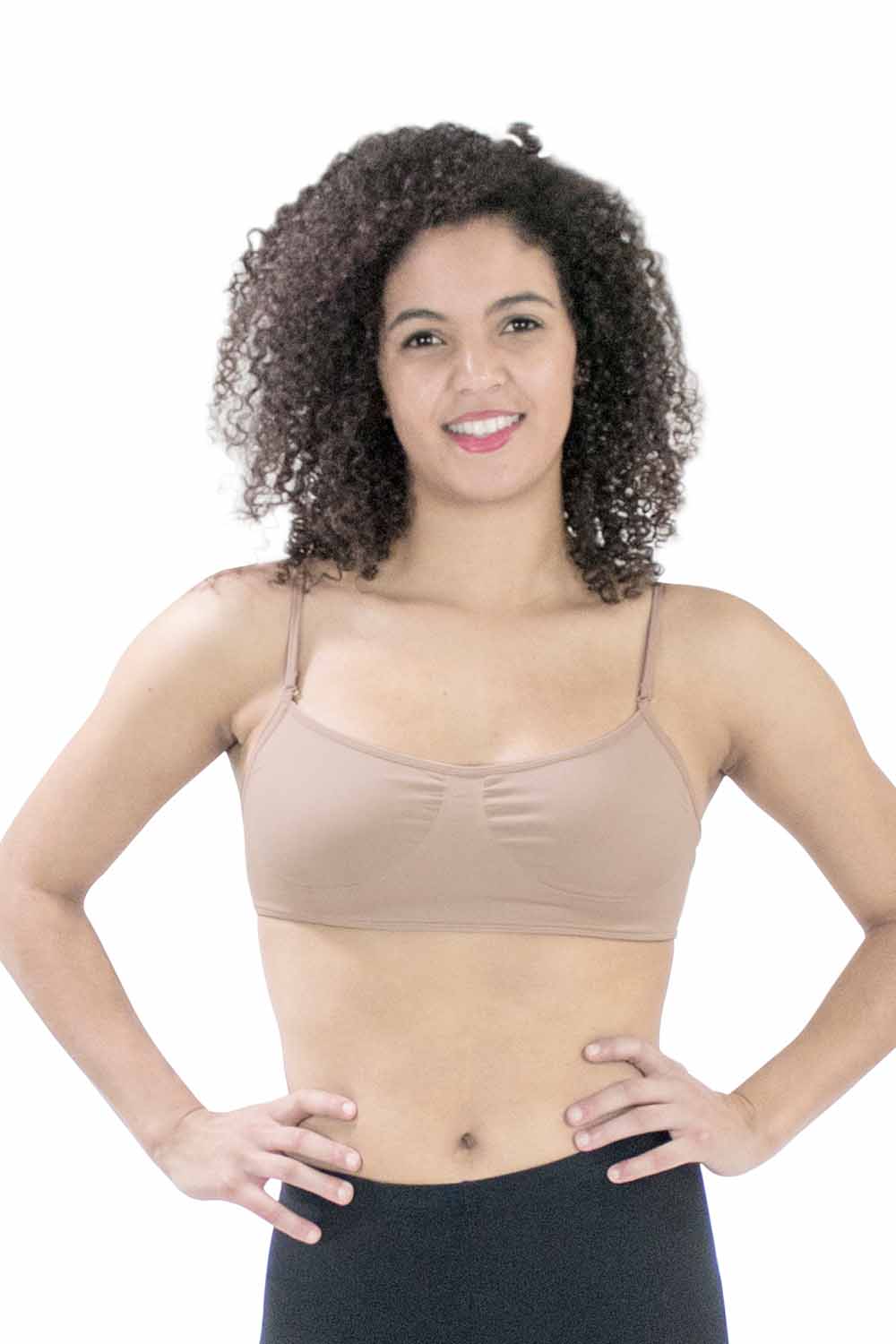 Adult Seamless Microfiber Clear Back Undergarment Bra