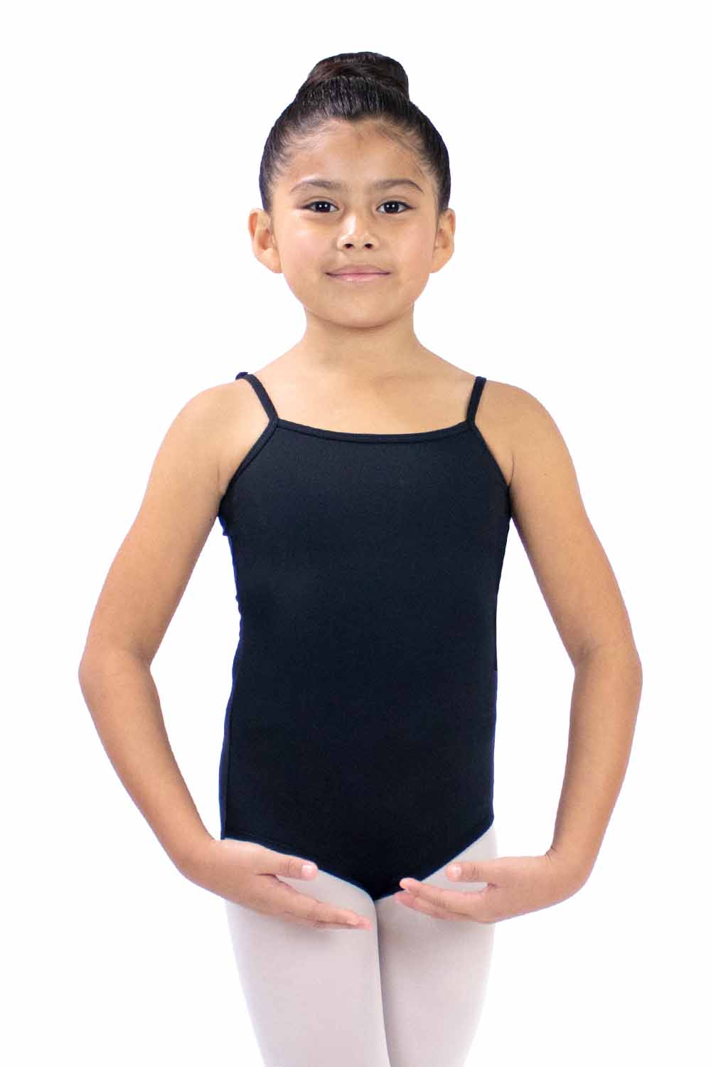 Girls' Microfiber Double X-Back Cami Leotard