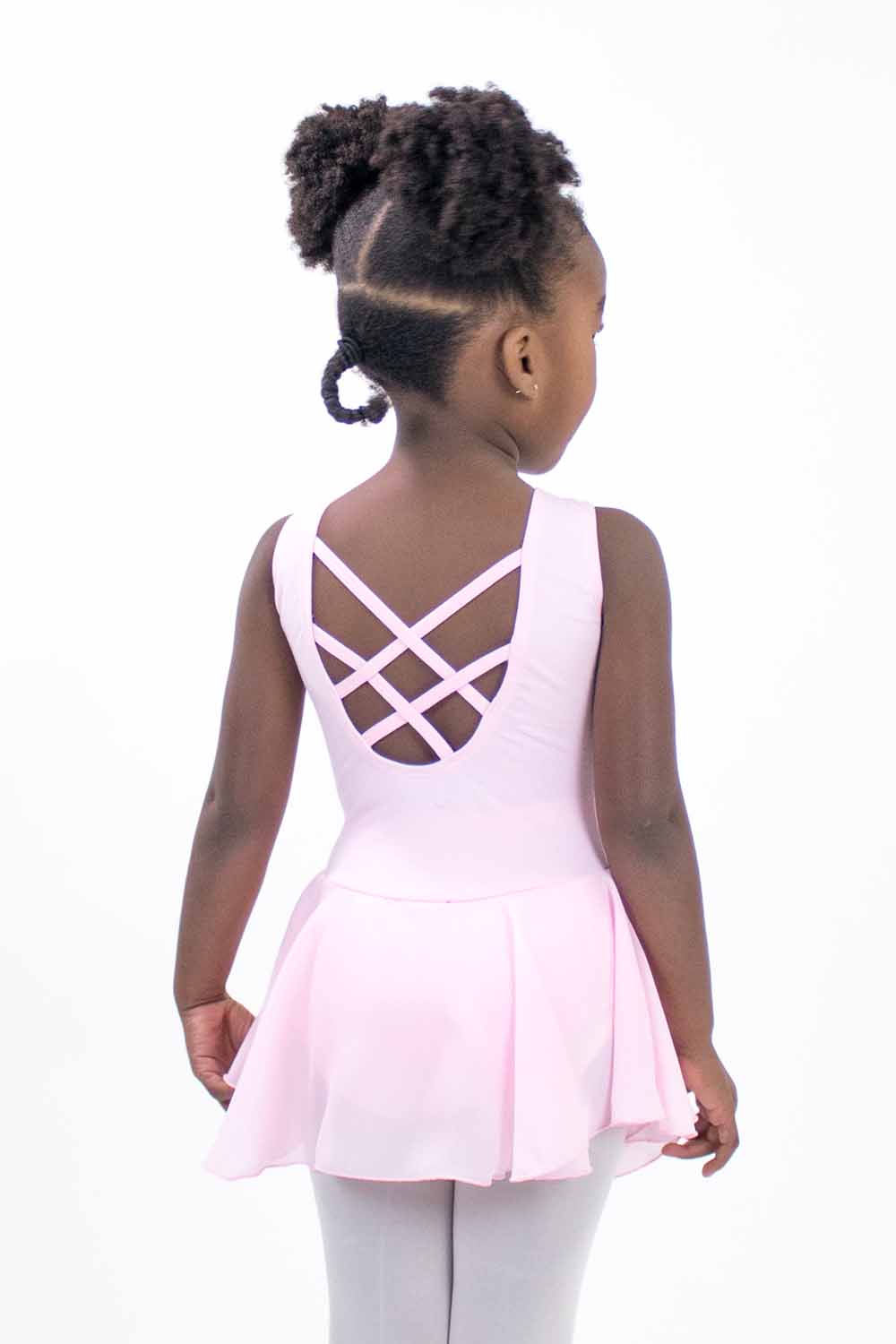 Girls' Double X-Back Tank Dress