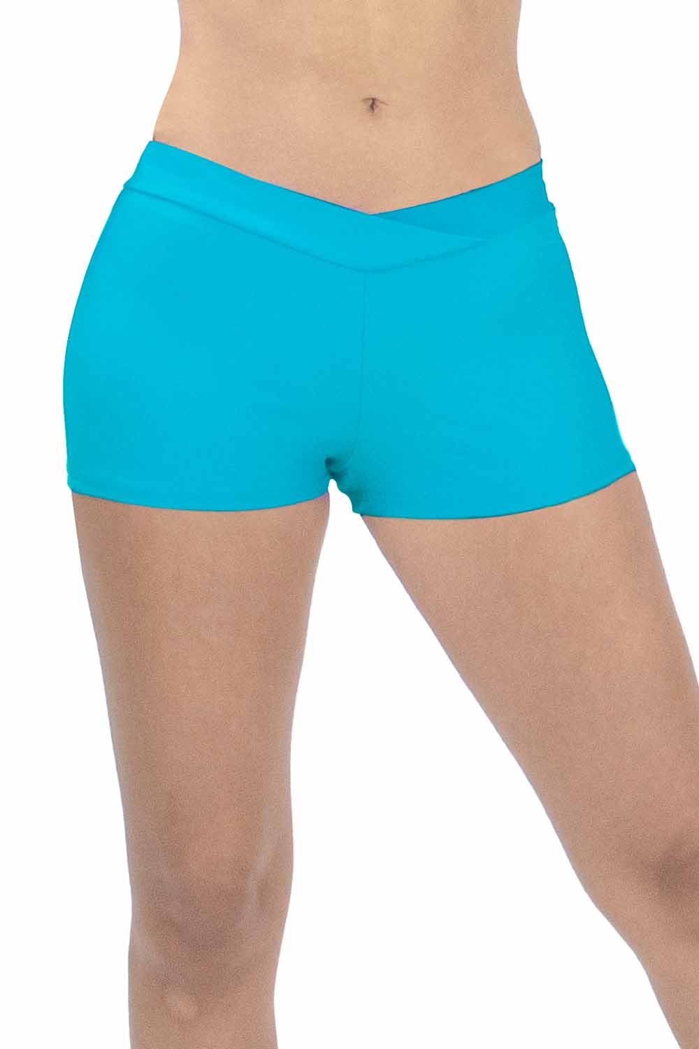 Adult 1" Inseam Microfiber V-front Hot Shorts