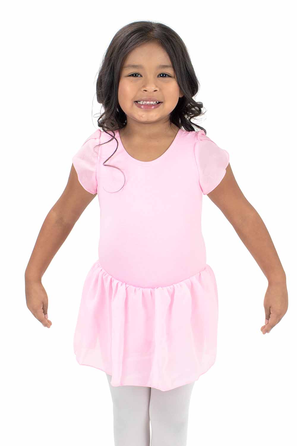 Girls' Tulip Sleeve Dress