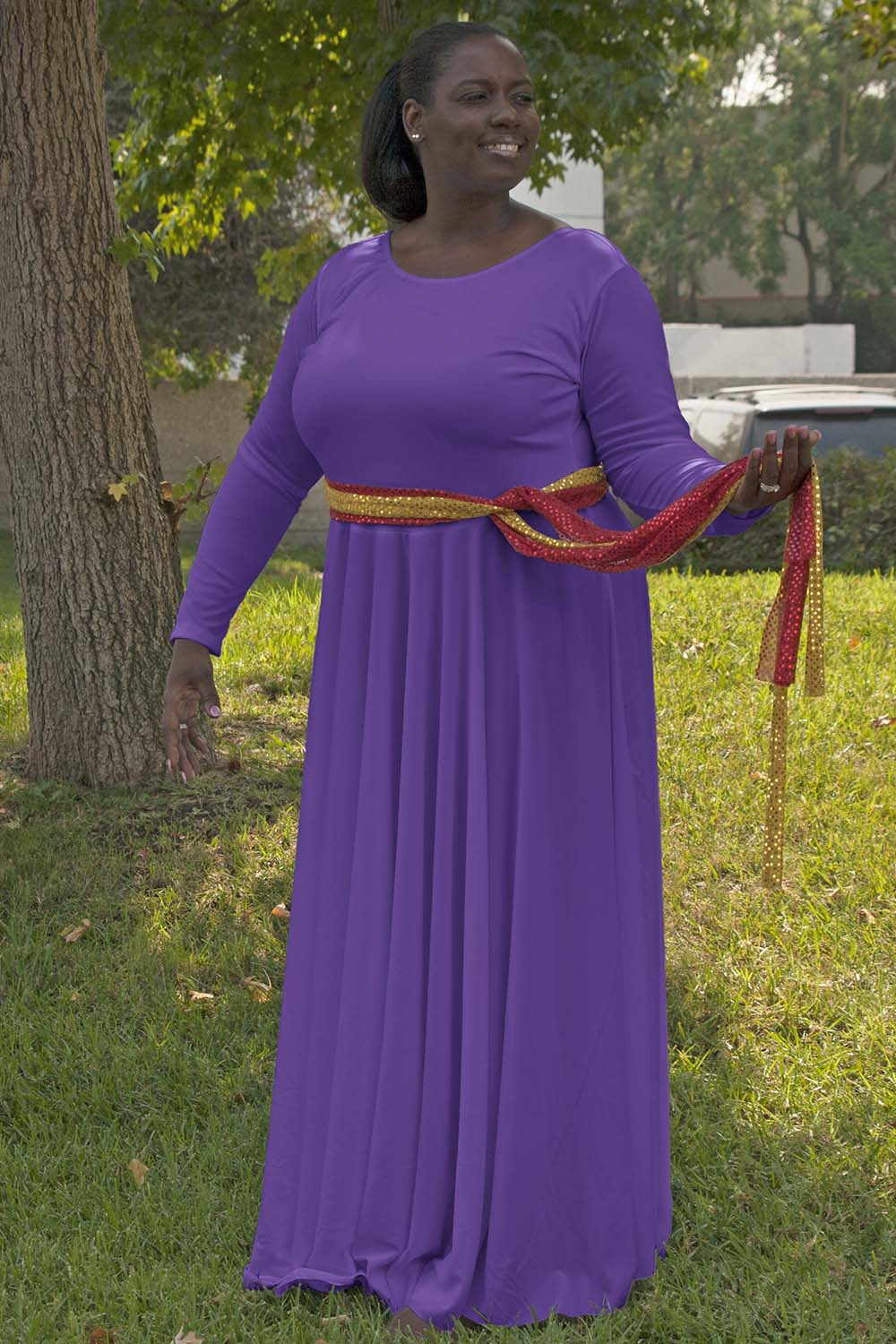 Plus size purple maxi dress Outlet