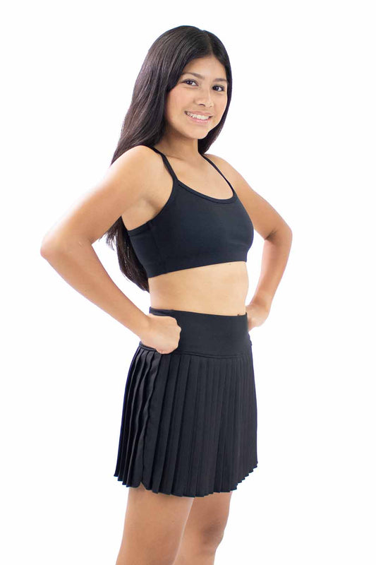 PRE-ORDER BM2601A Adult Pleated Skirt with Attached Boy Brief