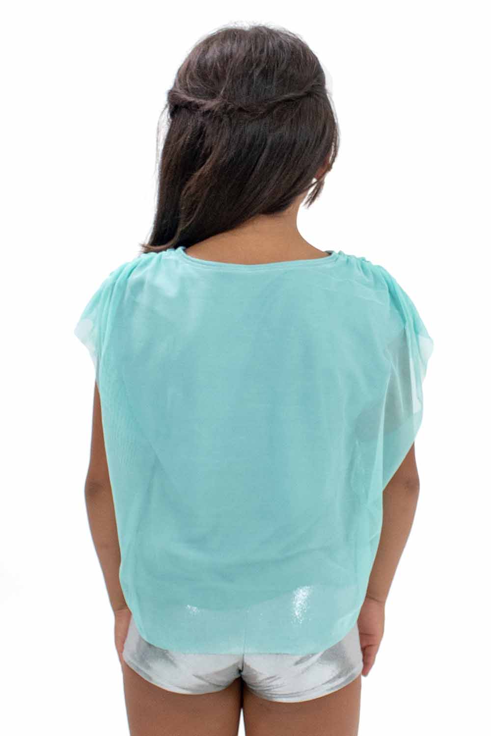 BM40539G Youth Mesh Layer Cover-up with Logo