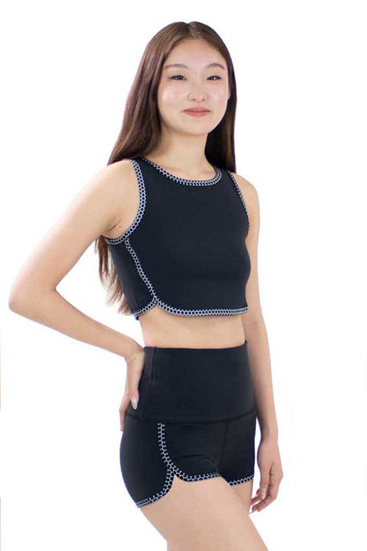 BM7586 Adult Reflective Trim Hot Shorts