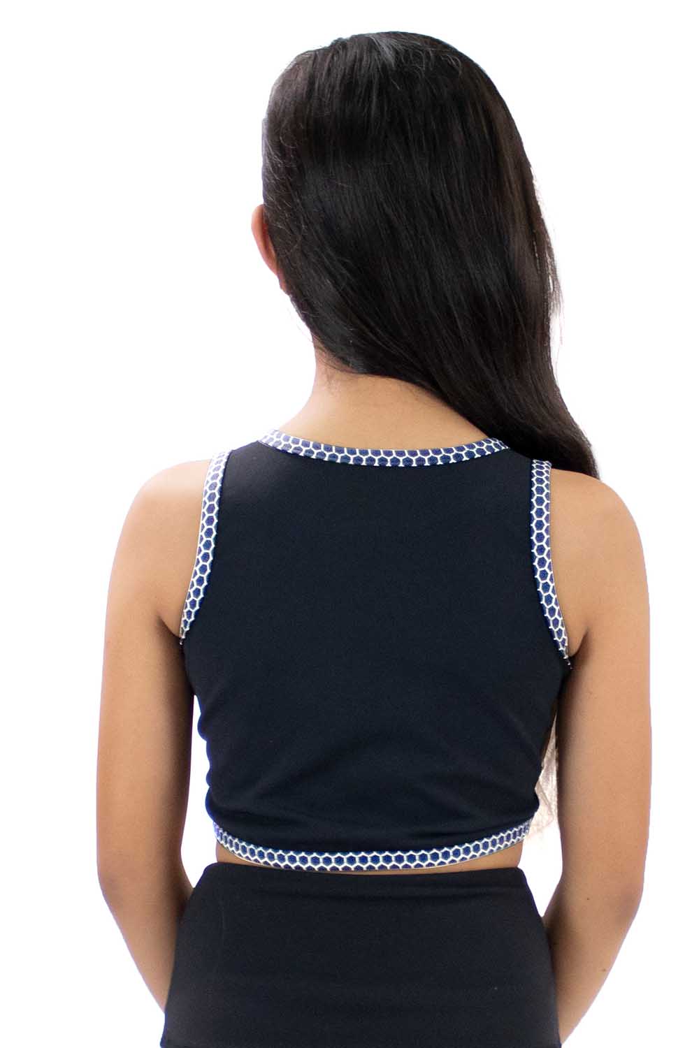 BM40550G Youth Reflective Trim Top