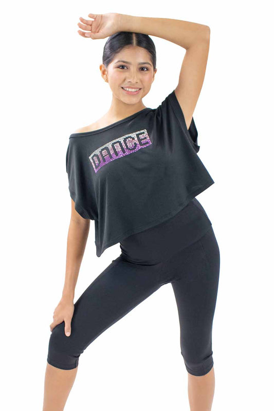 PRE-ORDER BM40553A Adult Crop Top Cover-up with Key Hole Back
