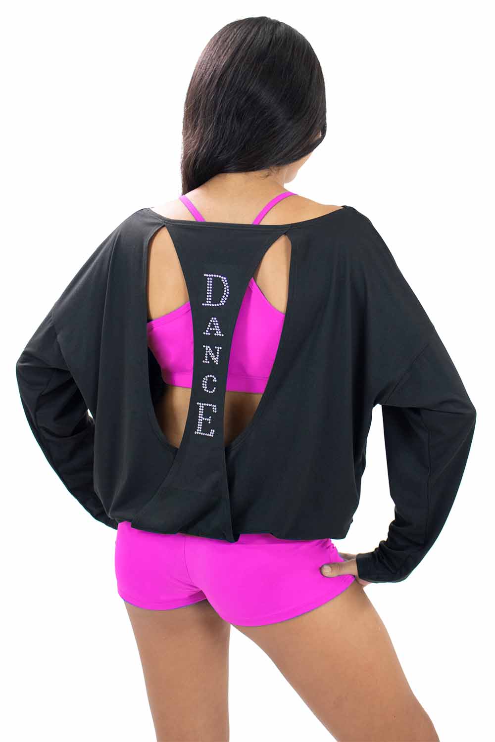 PRE-ORDER BM40554A Adult Open Racerback Cover-up with Rhinestone