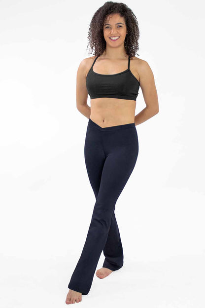 Adult Cotton Blend V-Front Jazz Pant