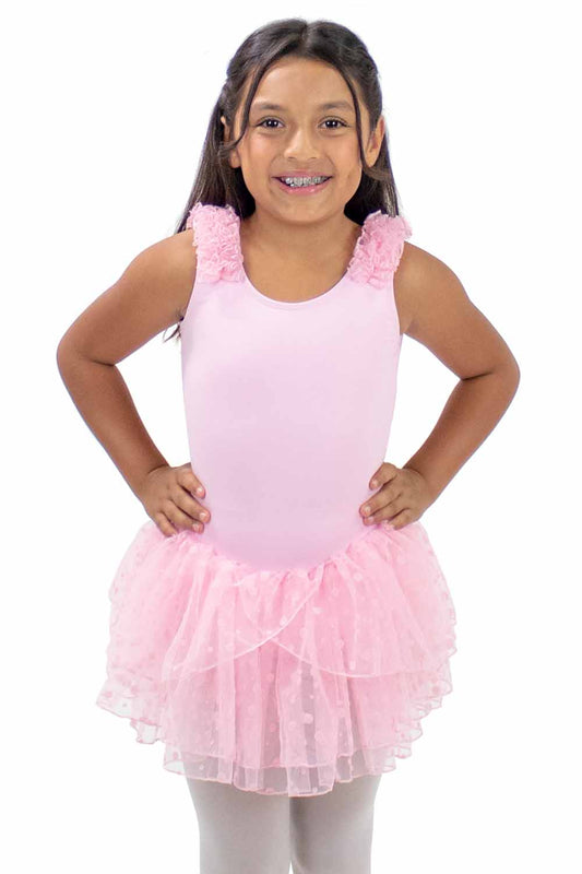 BM9489IG Short Sleeve Layer Ruffle Dress