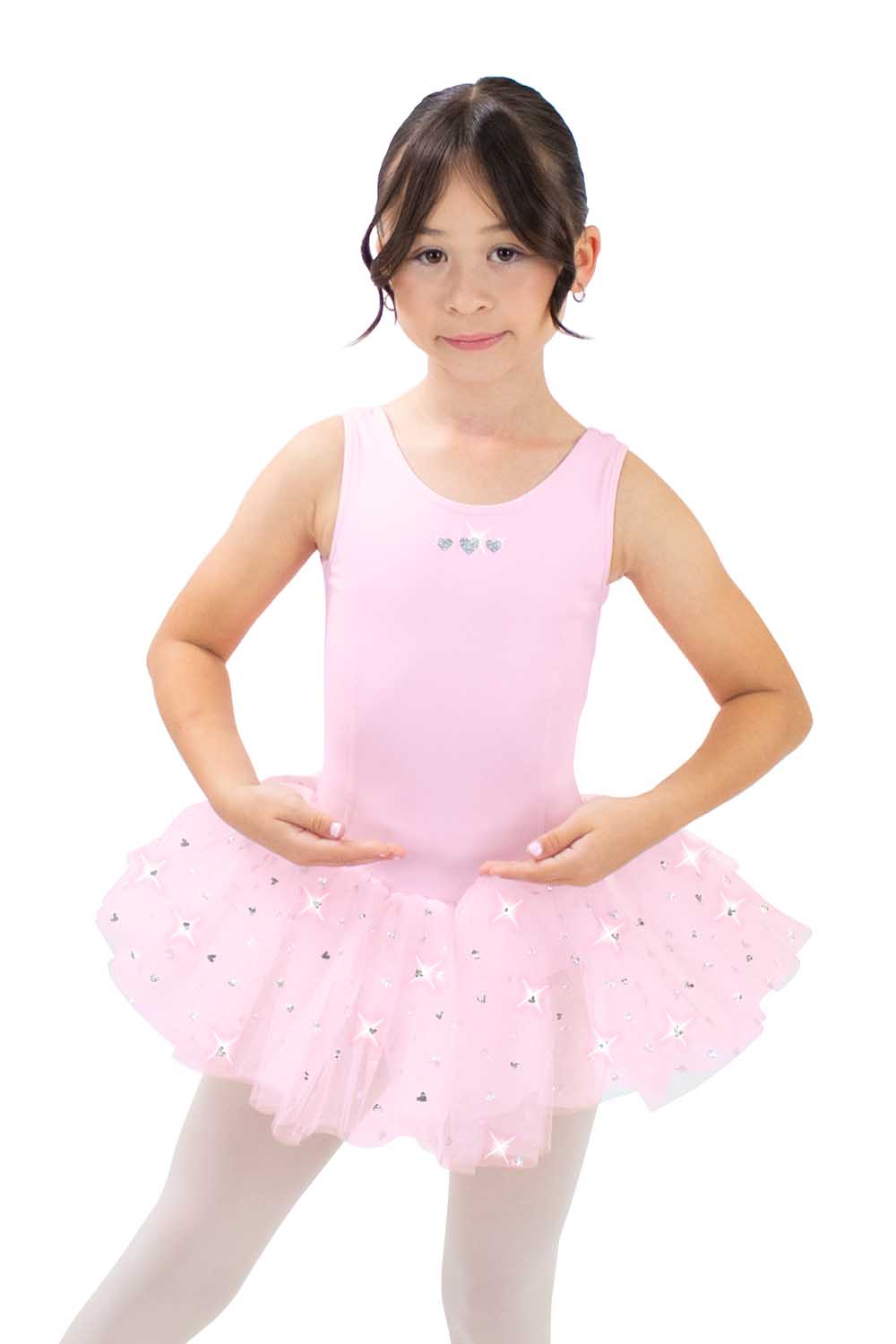 BM9499IR Glitter Heart Tank Dress