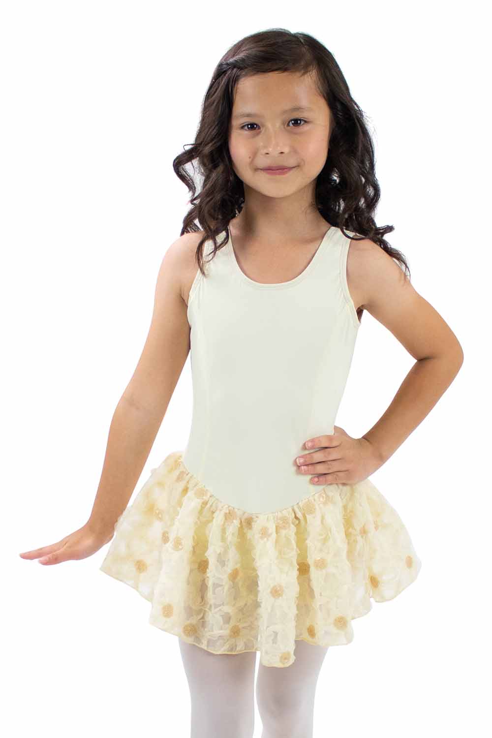 PRE-ORDER BM9504IU Tank Sequin Flower Dress