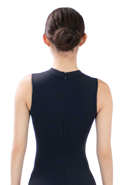 BMA5979 Adult Diamond Shape Mock Neck Leotard