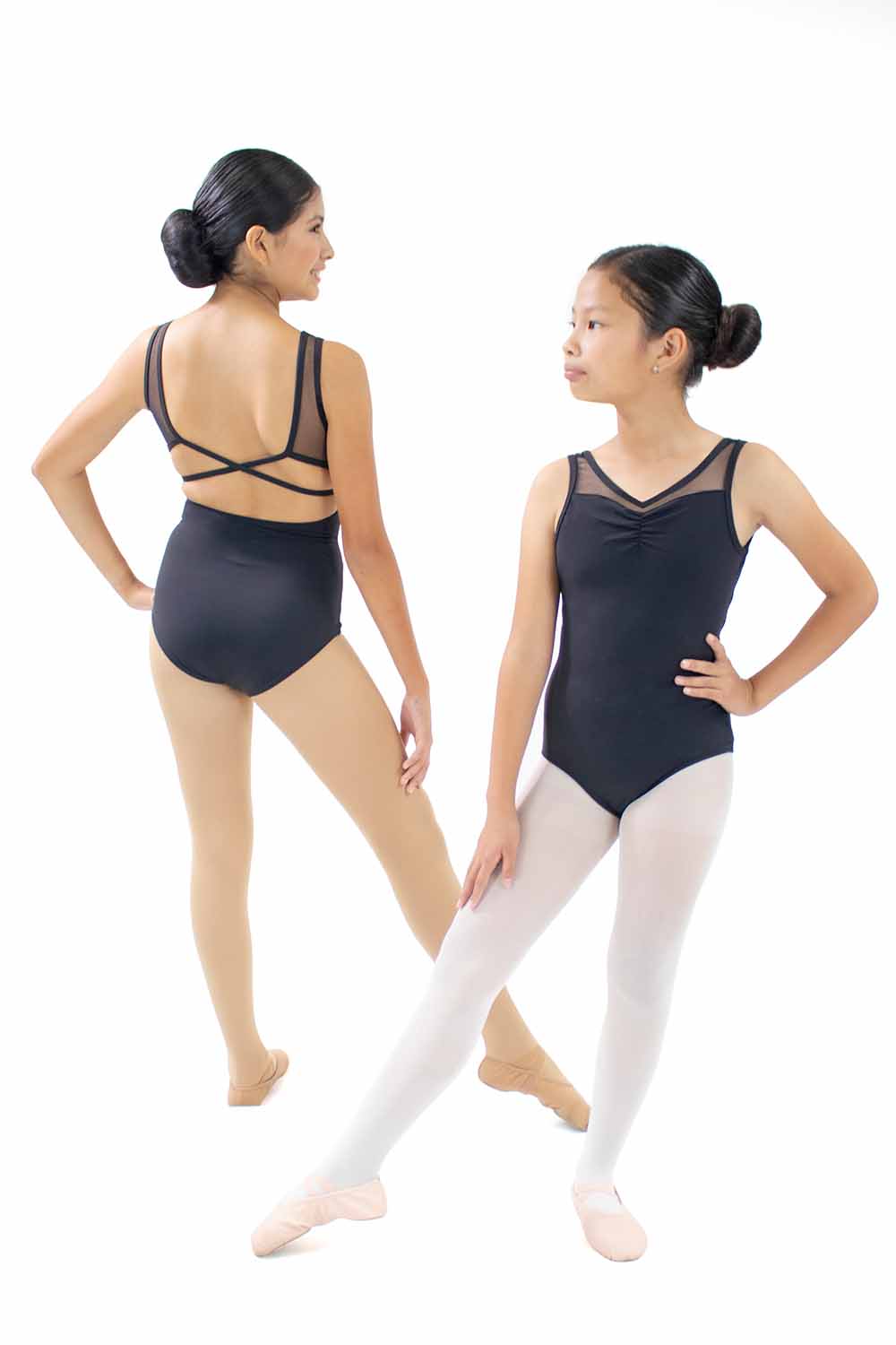 PRE-ORDER BMA5988 Adult Tank Mesh Front and Back Fashion Leotard
