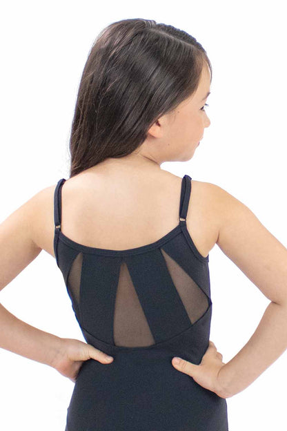 BMT5964 Youth Fashion Back Leotard Mesh Detail