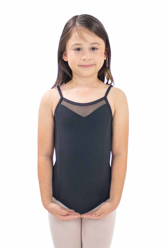 BMT5964 Youth Fashion Back Leotard Mesh Detail