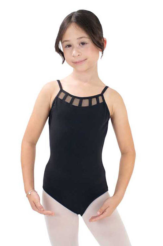 BMT5975 Youth Low Back Mesh Leotard