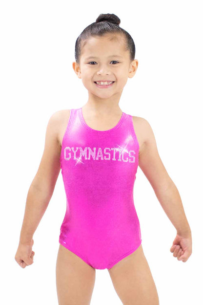 GY5743GY Metallic Gymnastic Leotard HeatTransfer
