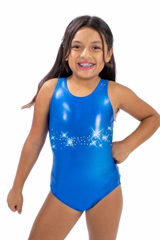 GY5743MS Tank Gymnastics Leotard with Mix Stone