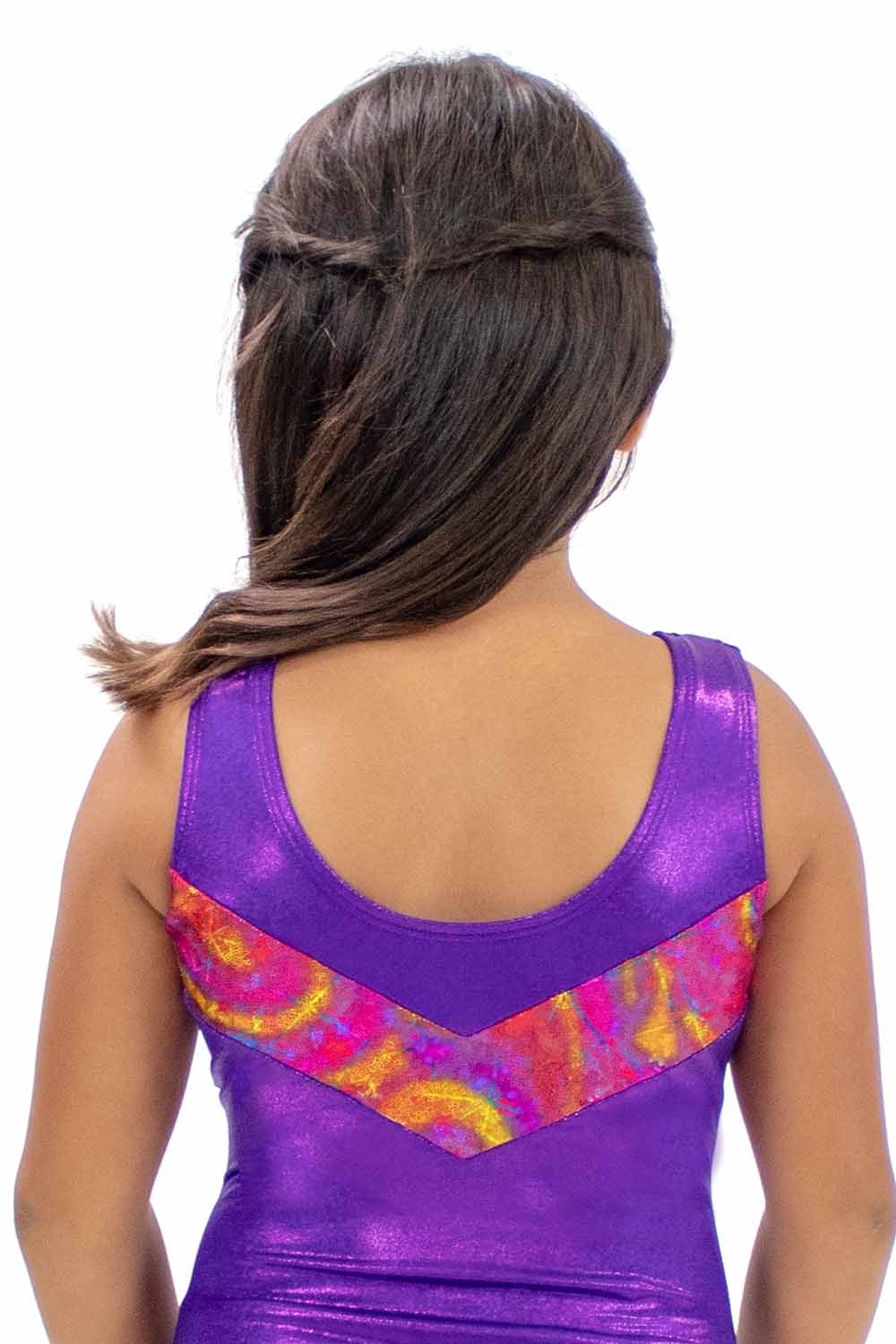 GY5973RS Purple Star Gymnastics Leotard