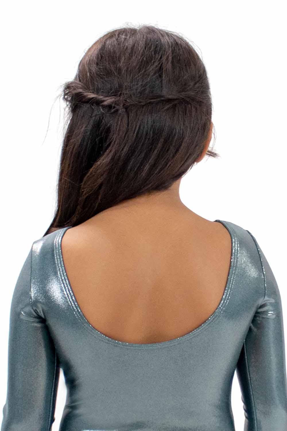 GY5974MS 3/4 Sleeve Gymnastics Leotard with Mix Stones