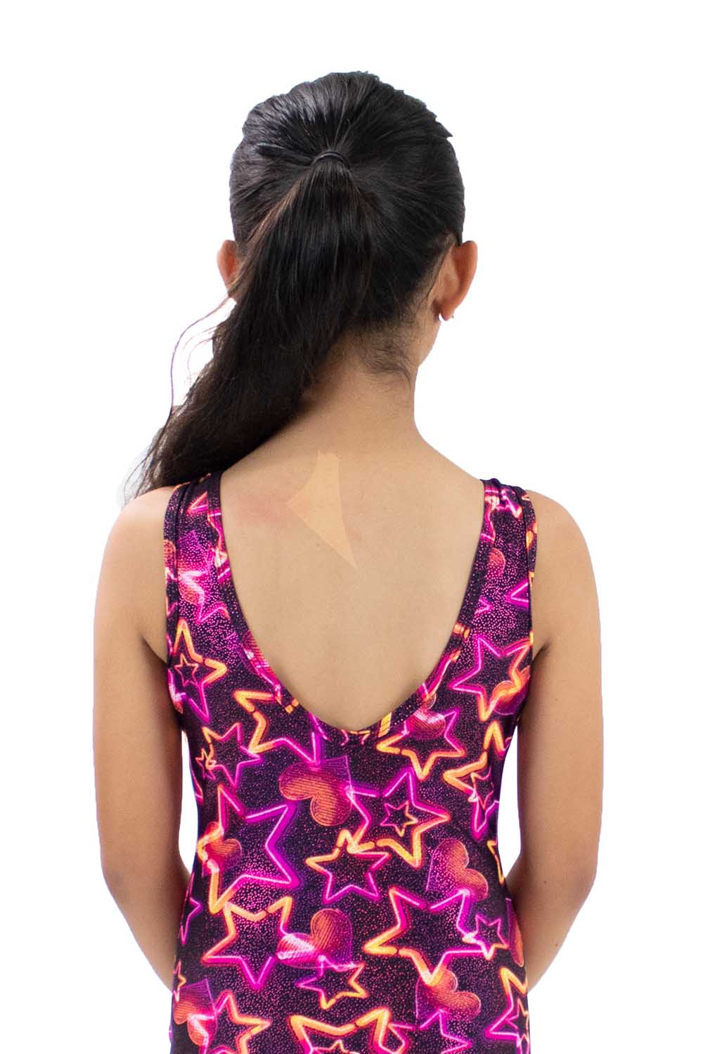 GY5982SM Star Mesh Gymnastics Leotard