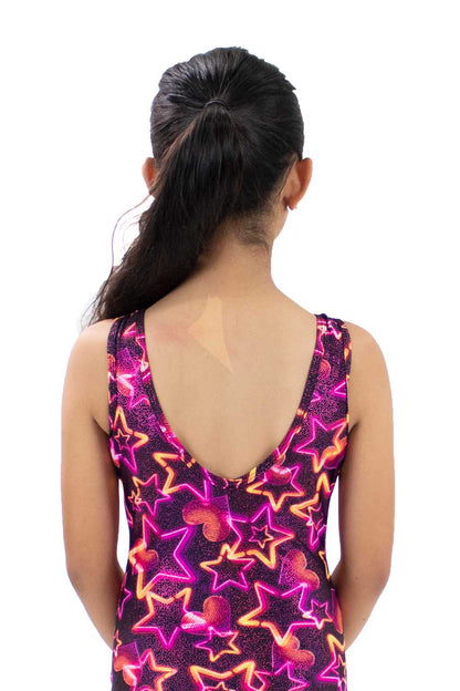 GY5982SM Star Mesh Gymnastics Leotard