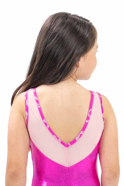 GY7441MP Scroll Print Gymnastics Biketard