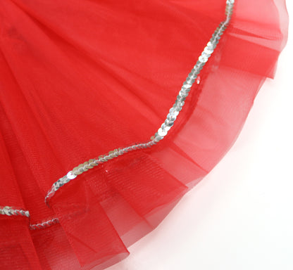 Girls' Red Tuxedo Costume Dress  Leotard