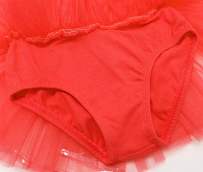 Girls' Red Tuxedo Costume Dress  Leotard