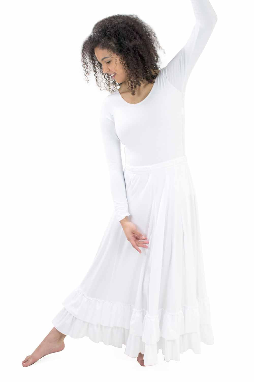Adult Flamenco 8 Panel Ruffle Skirt