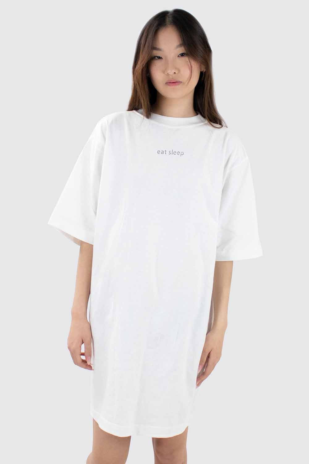 Soft Thick Cotton Oversize T-shirt Dress Basic Moves Soft Thick Cotton Oversize T-shirt Dress Basic Moves