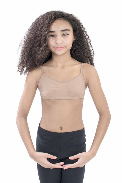 Girls' Seamless Microfiber Clear Back Undergarment Bra