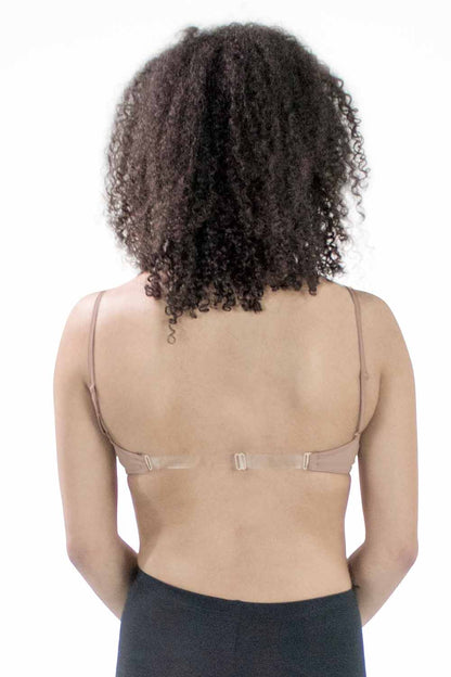 Adult Seamless Microfiber Clear Back Undergarment Bra