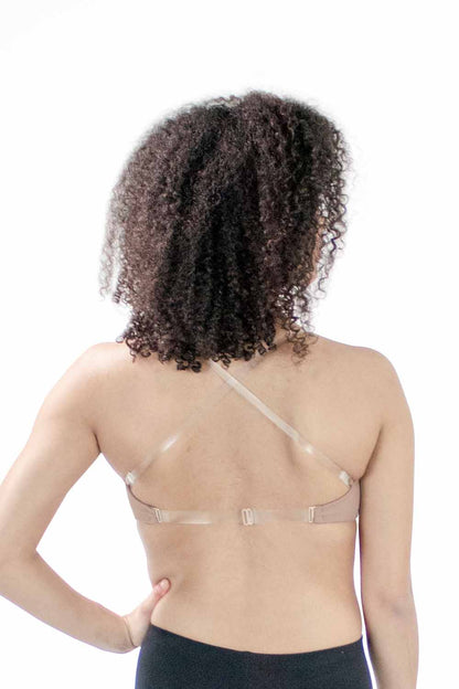 Seamless Clear Back Bra – Dancer's Image