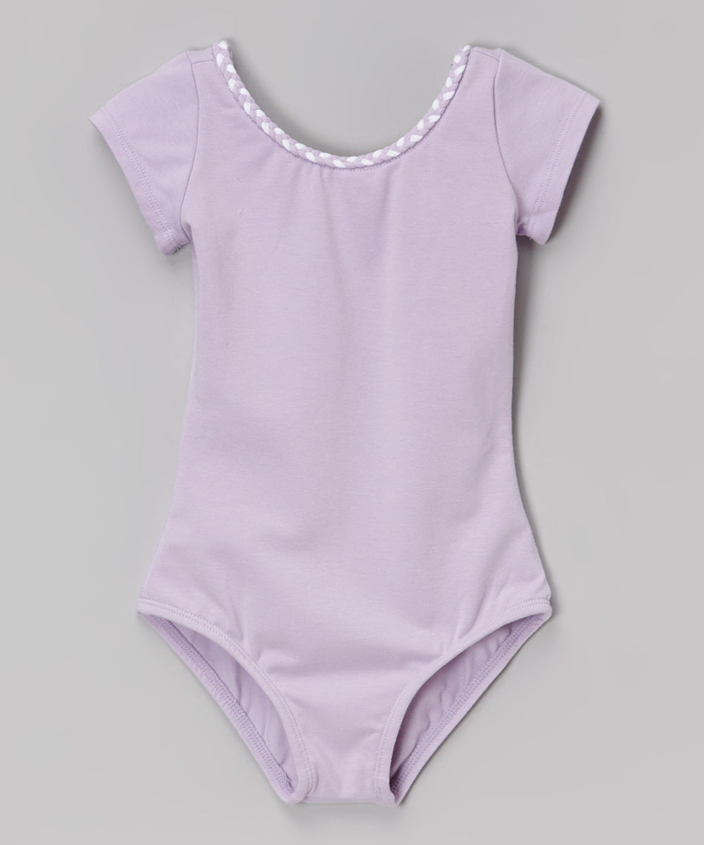 Girls' Braided Neck Leotard