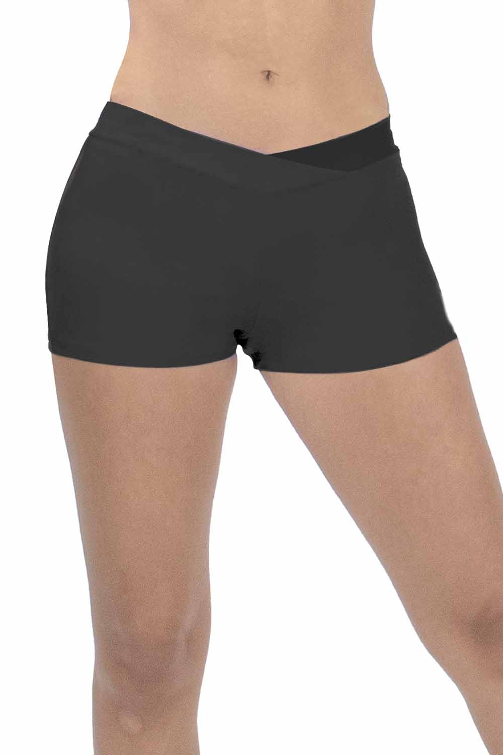 Adult 1" Inseam Microfiber V-front Hot Shorts