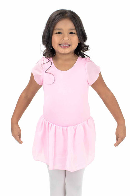 Girls' Tulip Sleeve Dress