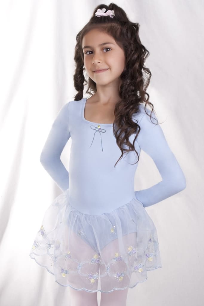 Girls Organdy Embroidery Dress