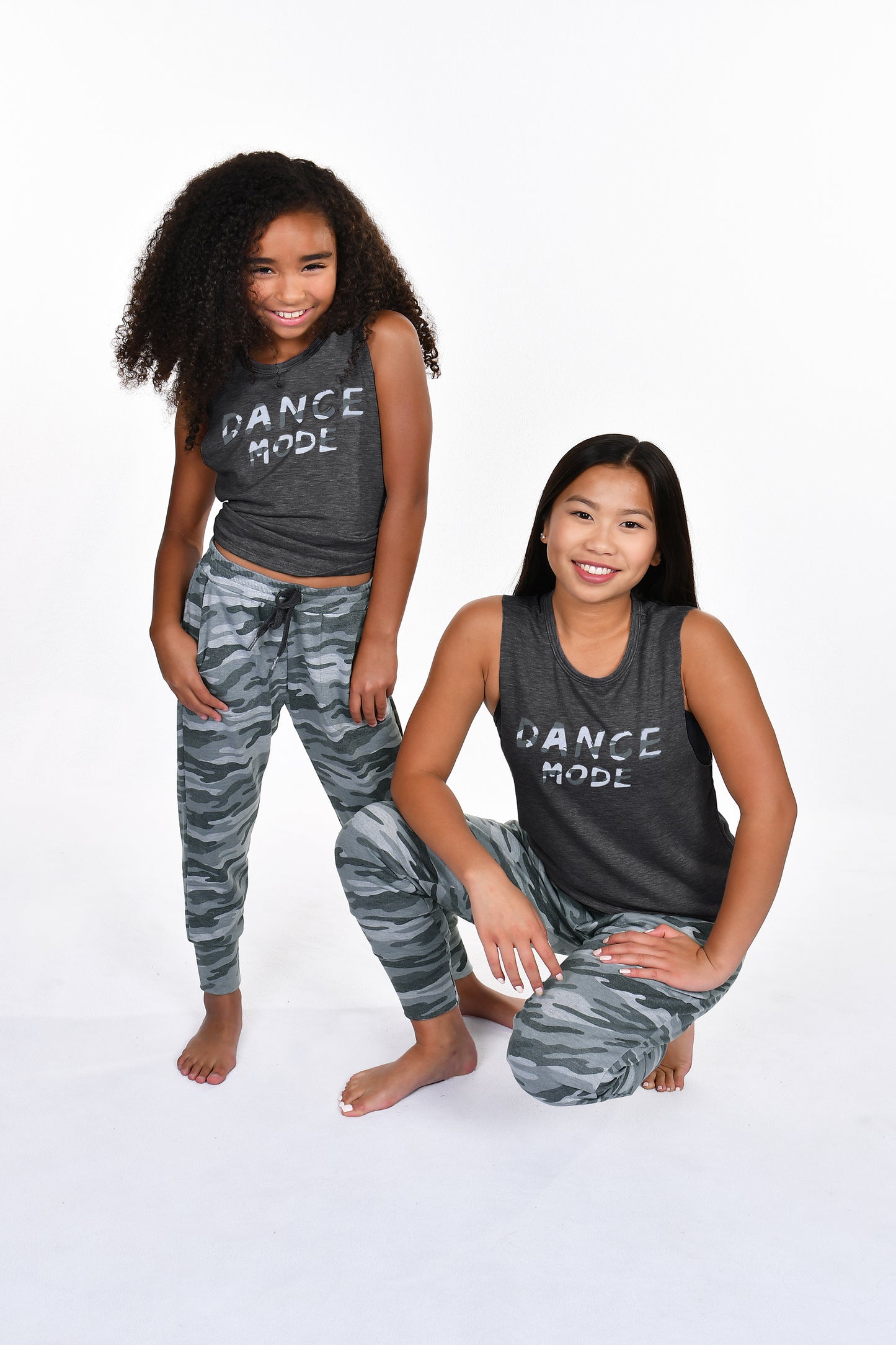 Kids' Camo Drawstring Terry Cuffed Pant
